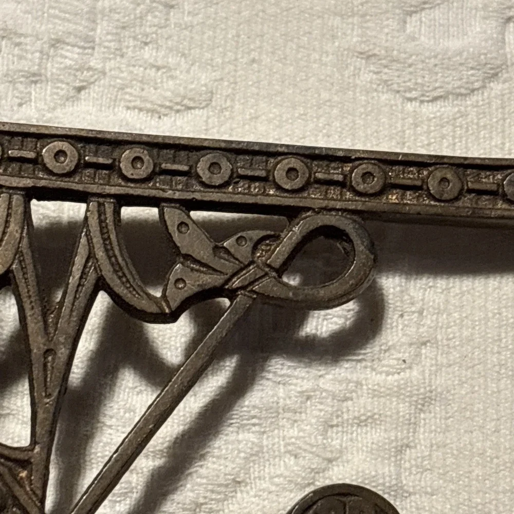 Old Coat Hook Bath Robe School House Farm Wardrobe Windsor Vintage Rustic Iron